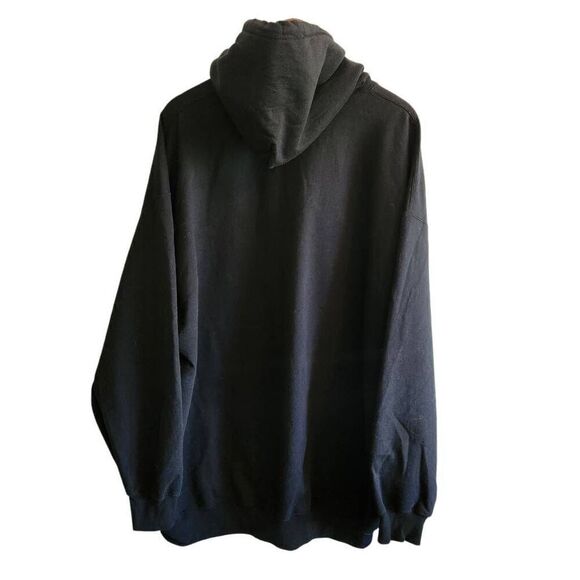 Dream Smile Hoodie Sweatshirt 4XL Unisex Pullover Embroidered Black Athleticwear - Picture 3 of 3